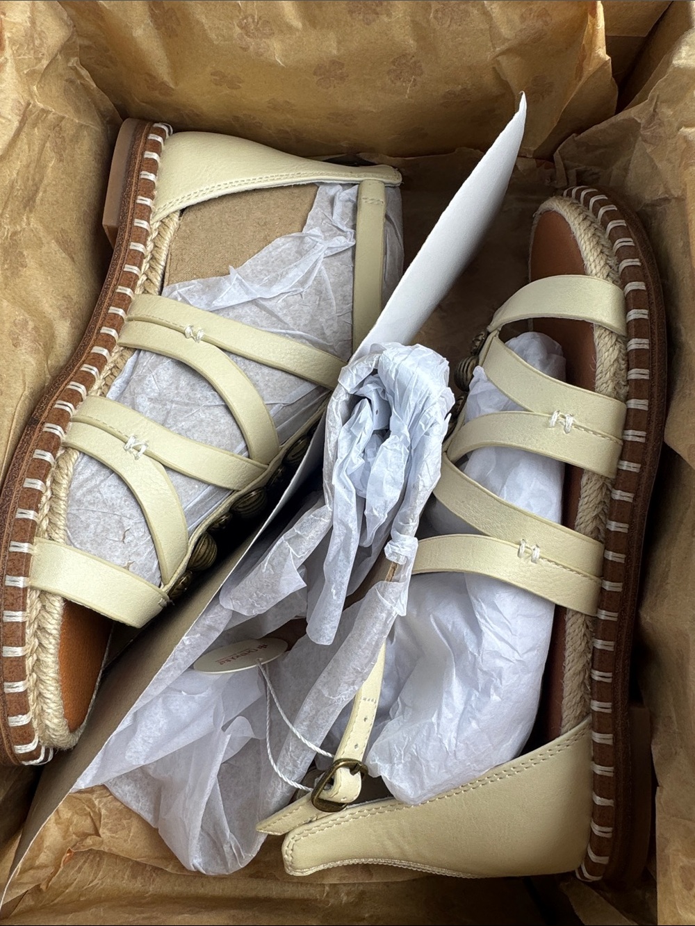 Lucky Brand Women's Korina Embellished Strappy Gladiator Flat Sandals 5M New - Picture 10 of 13